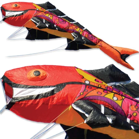 11 Ft Large Flying Fish - Warm Orbit By Juergen Ebbinghaus 3 11 Ft Large Flying Fish - Warm Orbit By Juergen Ebbinghaus