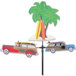 28 In Single Carousel Spinner - Woody