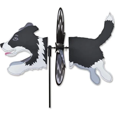 18 Inch Border Collie Garden Spinner 3 18 Inch Border Collie Garden Spinner