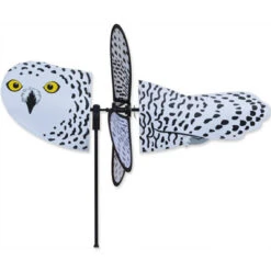 18 Inch Snowy Owl Bird Spinner