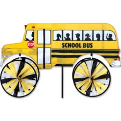 29 Inch School Bus Garden Spinner