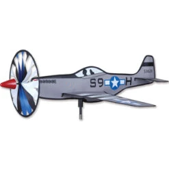 25 Inch P-51 Airplane Garden Spinner