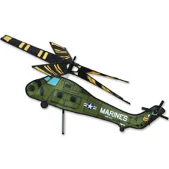 28 Inch UH-34 Marine Helicopter Garden Spinner