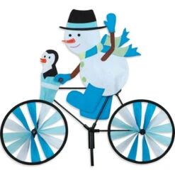20 Inch Bike Spinner - Snowman