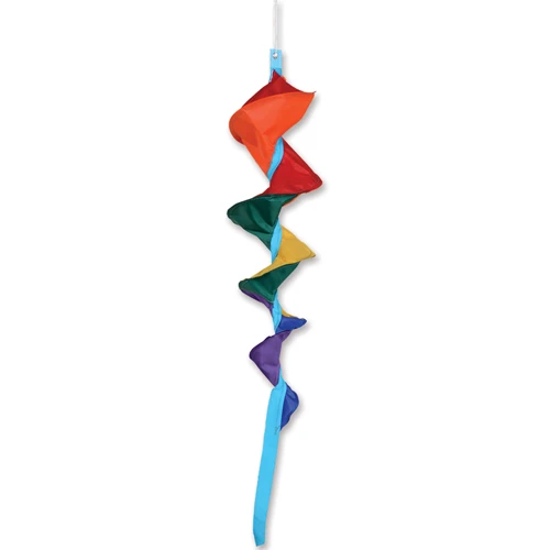 26 In SoundWinds Small Fusilli Spinning Windsock - Rainbow 3 26 In SoundWinds Small Fusilli Spinning Windsock - Rainbow