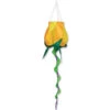 36 Inch SoundWinds Yellow Rose Spinning Windsock -Outdoor Kite Shop 06 78101lg