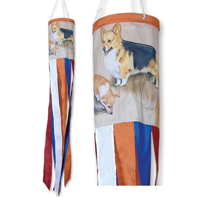 40 In Welsh Corgis Brilliance Windsock 3 40 In Welsh Corgis Brilliance Windsock