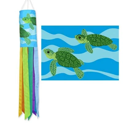 40 In Sea Turtle Windsock 3 40 In Sea Turtle Windsock