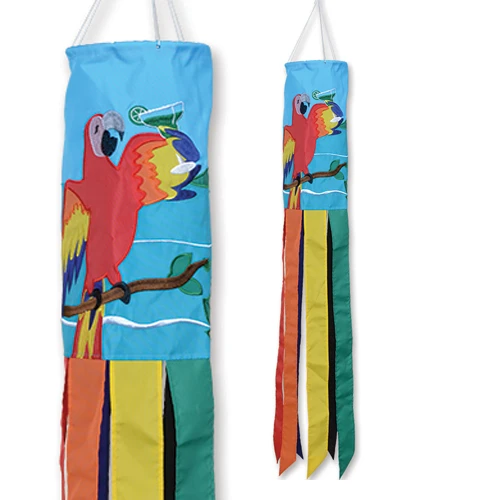 40 In Parrot N Cockatoo Party Windsock 3 40 In Parrot N Cockatoo Party Windsock