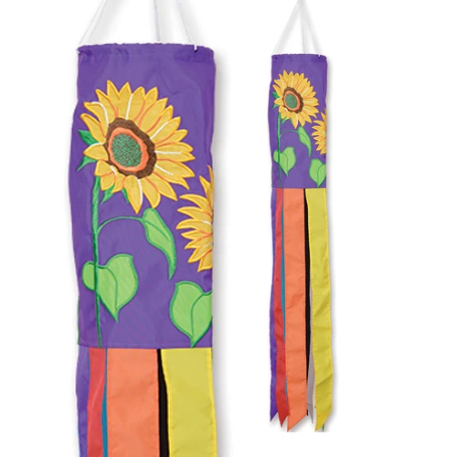 40 In Sunflowers Windsock 3 40 In Sunflowers Windsock