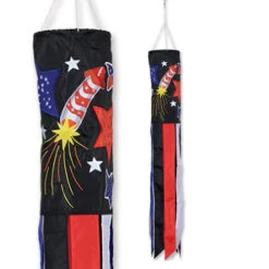40 In Freedom Fireworks Windsock