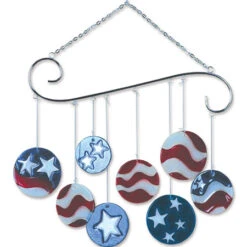 Glass Scroll Mobile - Patriotic