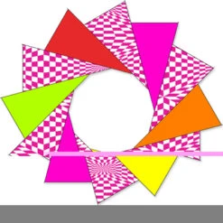 80 Inch F-Stop Hot Op Art