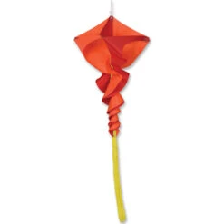 45 In Small Rotini Spinning Windsock - Red