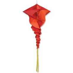 45 In Large Rotini Spinning Windsock - Red