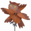17 Inch Brown Owl Whirligig Spinner 2 17 Inch Brown Owl Whirligig Spinner -Outdoor Kite Shop 32 21881lg