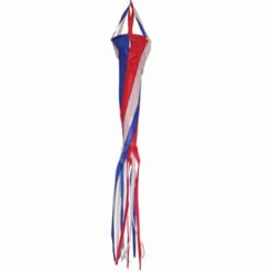 24 Inch Red, White And Blue Spinsock