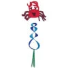 Crab Theme Twister Hanging Spinner -Outdoor Kite Shop 32 4268lg