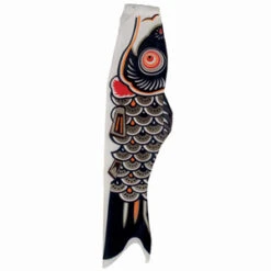 Koi 24 Inch Black Windsock