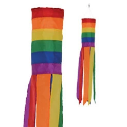 33 Inch Rainbow Colume Windsock