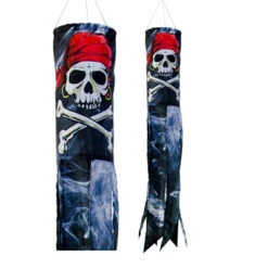 30 Inch Smokin Pirate Windsock