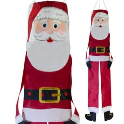40 Inch Lil Santa Claus 3D Windsock