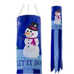 40 Inch Let It Snow Windsock