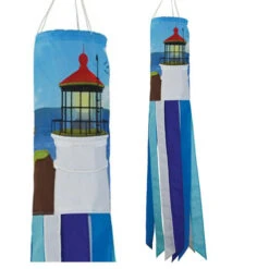 40 Inch Coastal Lighthouse Windsock
