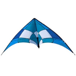 85 In Alpha+ Stunt Kite Blue/Teal From Flyingwings Includes Line Set